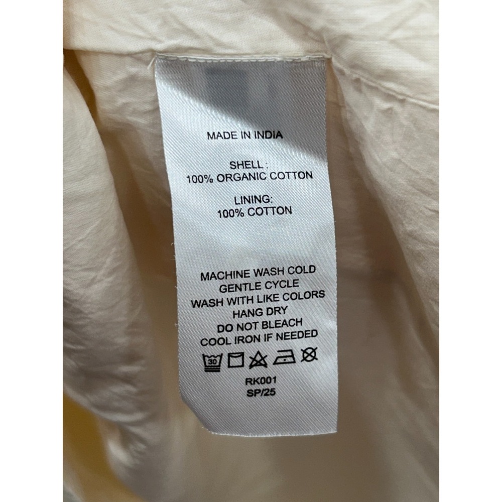 Quince Cream Tiered Maxi Dress - Picture 4 of 7